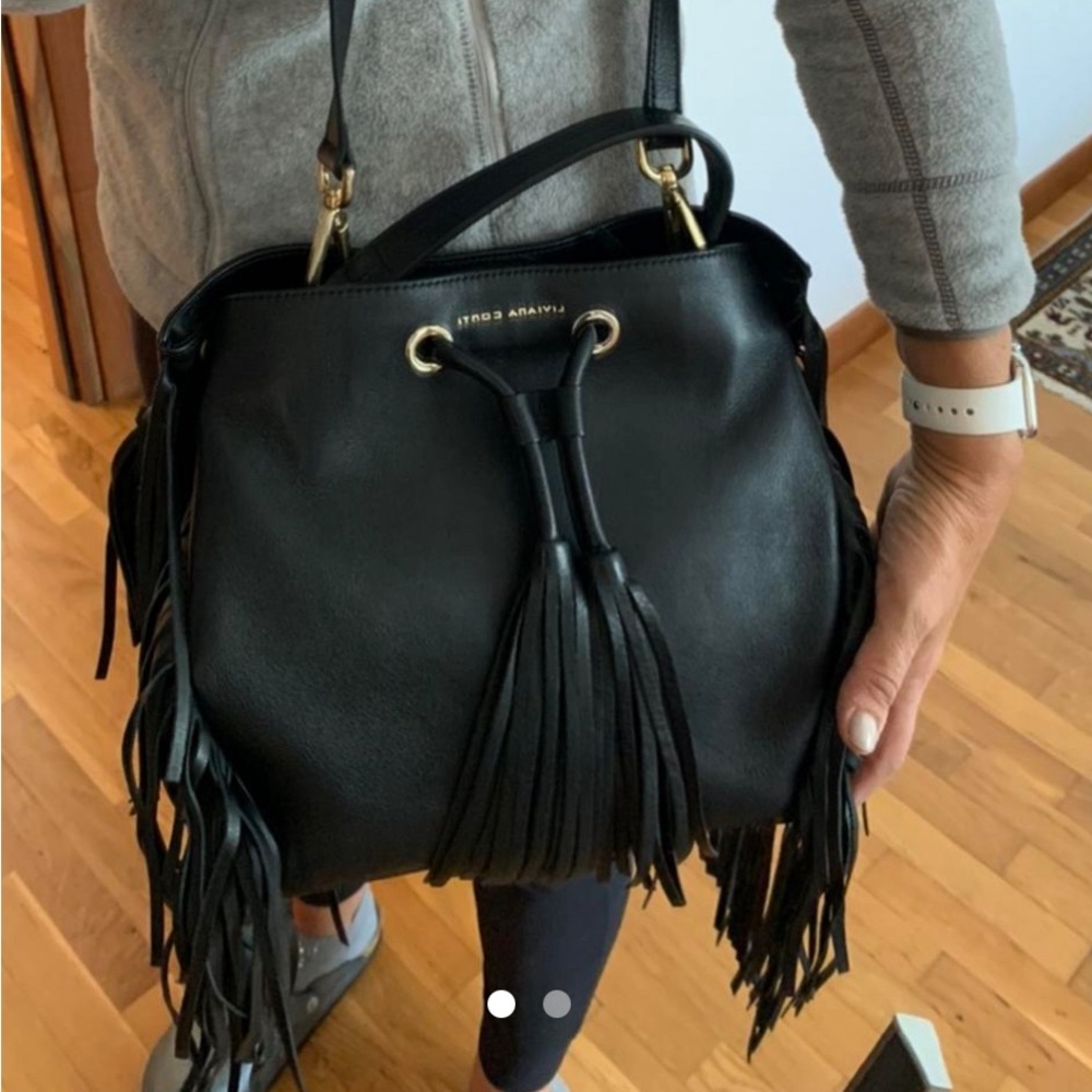 Liviana Conti black bag. Excellent condition - Picture 3 of 10